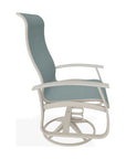 Belle Isle Supreme Swivel Rocker Polymer Arms - LOOMLAN - Telescope - Outdoor Accent Chairs