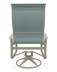 Belle Isle Supreme Swivel Rocker Polymer Arms - LOOMLAN - Telescope - Outdoor Accent Chairs