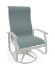 Belle Isle Supreme Swivel Rocker Polymer Arms - LOOMLAN - Telescope - Outdoor Accent Chairs