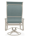Belle Isle Supreme Swivel Rocker Polymer Arms - LOOMLAN - Telescope - Outdoor Accent Chairs