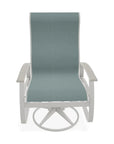 Belle Isle Supreme Swivel Rocker Polymer Arms - LOOMLAN - Telescope - Outdoor Accent Chairs