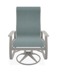 Belle Isle Supreme Swivel Rocker Polymer Arms - LOOMLAN - Telescope - Outdoor Accent Chairs