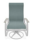 Belle Isle Supreme Swivel Rocker Polymer Arms - LOOMLAN - Telescope - Outdoor Accent Chairs