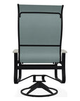Belle Isle Supreme Swivel Rocker Polymer Arms - LOOMLAN - Telescope - Outdoor Accent Chairs