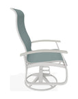 Belle Isle Supreme Swivel Rocker Polymer Arms - LOOMLAN - Telescope - Outdoor Accent Chairs