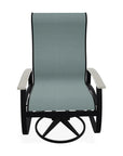 Belle Isle Supreme Swivel Rocker Polymer Arms - LOOMLAN - Telescope - Outdoor Accent Chairs