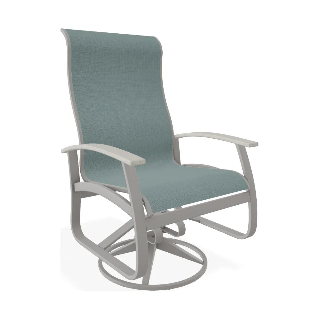 Belle Isle Supreme Swivel Rocker Polymer Arms - LOOMLAN - Telescope - Outdoor Accent Chairs