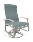 Belle Isle Supreme Swivel Rocker Polymer Arms - LOOMLAN - Telescope - Outdoor Accent Chairs