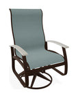 Belle Isle Supreme Swivel Rocker Polymer Arms - LOOMLAN - Telescope - Outdoor Accent Chairs