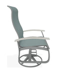 Belle Isle Supreme Swivel Rocker Polymer Arms - LOOMLAN - Telescope - Outdoor Accent Chairs