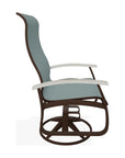 Belle Isle Supreme Swivel Rocker Polymer Arms - LOOMLAN - Telescope - Outdoor Accent Chairs