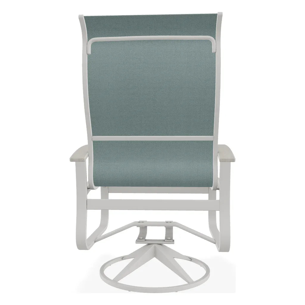 Belle Isle Supreme Swivel Rocker Polymer Arms - LOOMLAN - Telescope - Outdoor Accent Chairs