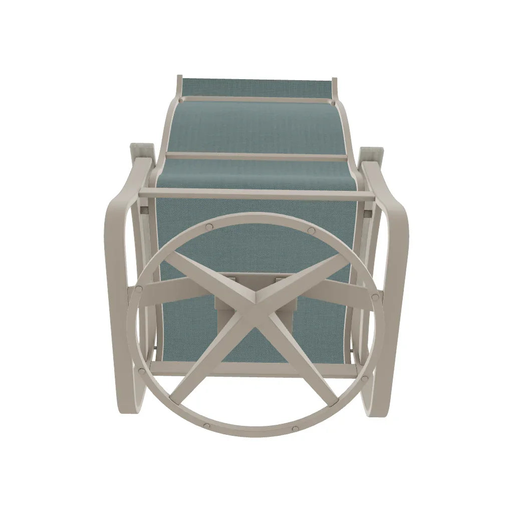 Belle Isle Supreme Swivel Rocker Polymer Arms - LOOMLAN - Telescope - Outdoor Accent Chairs