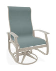 Belle Isle Supreme Swivel Rocker Polymer Arms - LOOMLAN - Telescope - Outdoor Accent Chairs