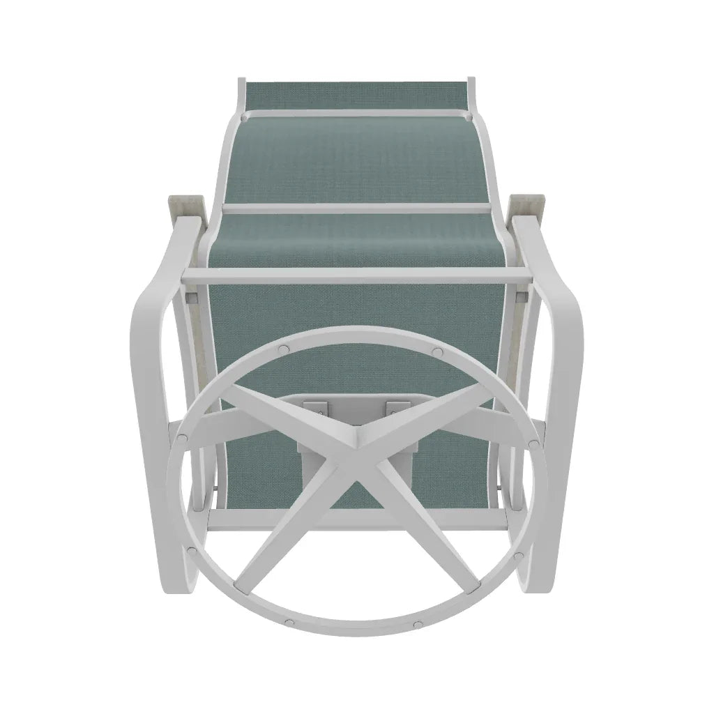 Belle Isle Supreme Swivel Rocker Polymer Arms - LOOMLAN - Telescope - Outdoor Accent Chairs