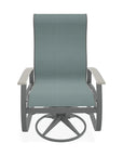 Belle Isle Supreme Swivel Rocker Polymer Arms - LOOMLAN - Telescope - Outdoor Accent Chairs