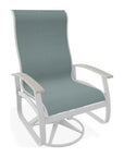 Belle Isle Supreme Swivel Rocker Polymer Arms - LOOMLAN - Telescope - Outdoor Accent Chairs