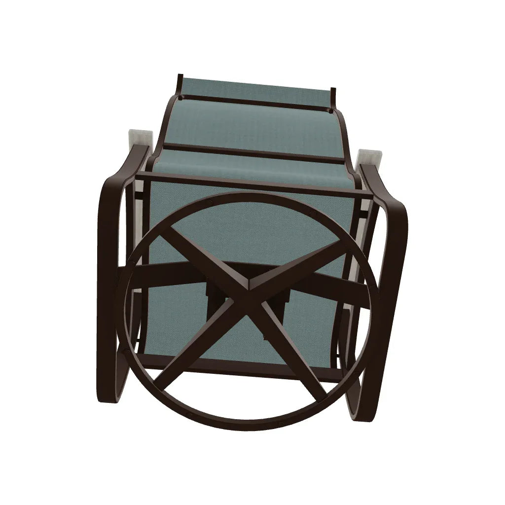 Belle Isle Supreme Swivel Rocker Polymer Arms - LOOMLAN - Telescope - Outdoor Accent Chairs