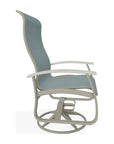 Belle Isle Supreme Swivel Rocker Polymer Arms - LOOMLAN - Telescope - Outdoor Accent Chairs