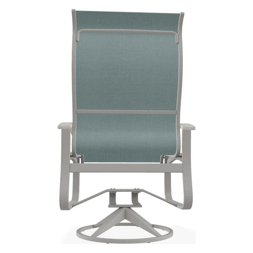 Belle Isle Supreme Swivel Rocker Polymer Arms - LOOMLAN - Telescope - Outdoor Accent Chairs