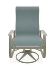 Belle Isle Supreme Swivel Rocker Polymer Arms - LOOMLAN - Telescope - Outdoor Accent Chairs