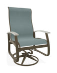 Belle Isle Supreme Swivel Rocker Polymer Arms - LOOMLAN - Telescope - Outdoor Accent Chairs