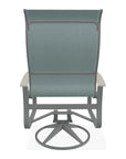 Belle Isle Supreme Swivel Rocker Polymer Arms - LOOMLAN - Telescope - Outdoor Accent Chairs