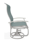 Belle Isle Supreme Swivel Rocker Polymer Arms - LOOMLAN - Telescope - Outdoor Accent Chairs