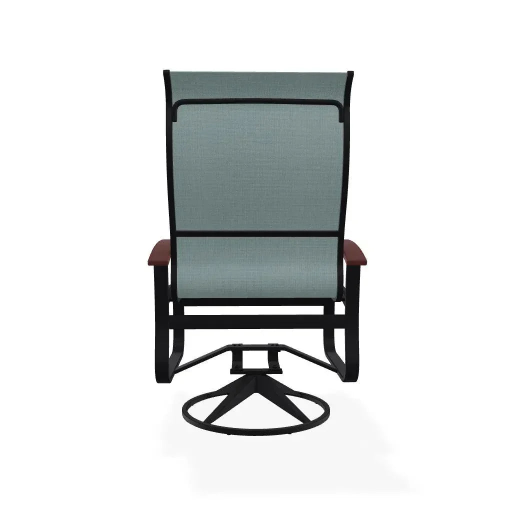 Belle Isle Swivel Rocker with Polymer Arms - LOOMLAN - Telescope - Outdoor Accent Chairs