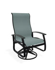 Belle Isle Swivel Rocker with Polymer Arms - LOOMLAN - Telescope - Outdoor Accent Chairs