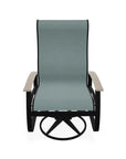 Belle Isle Swivel Rocker with Polymer Arms - LOOMLAN - Telescope - Outdoor Accent Chairs
