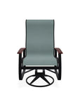 Belle Isle Swivel Rocker with Polymer Arms - LOOMLAN - Telescope - Outdoor Accent Chairs
