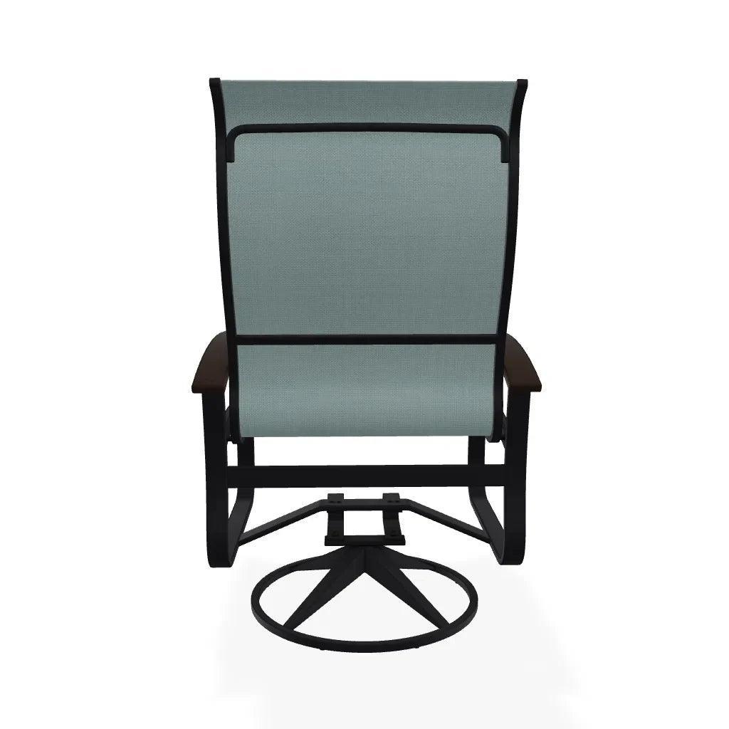 Belle Isle Swivel Rocker with Polymer Arms - LOOMLAN - Telescope - Outdoor Accent Chairs