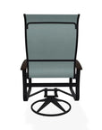 Belle Isle Swivel Rocker with Polymer Arms - LOOMLAN - Telescope - Outdoor Accent Chairs