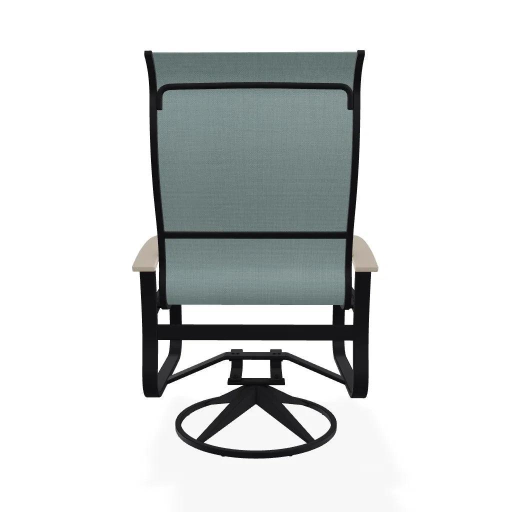 Belle Isle Swivel Rocker with Polymer Arms - LOOMLAN - Telescope - Outdoor Accent Chairs