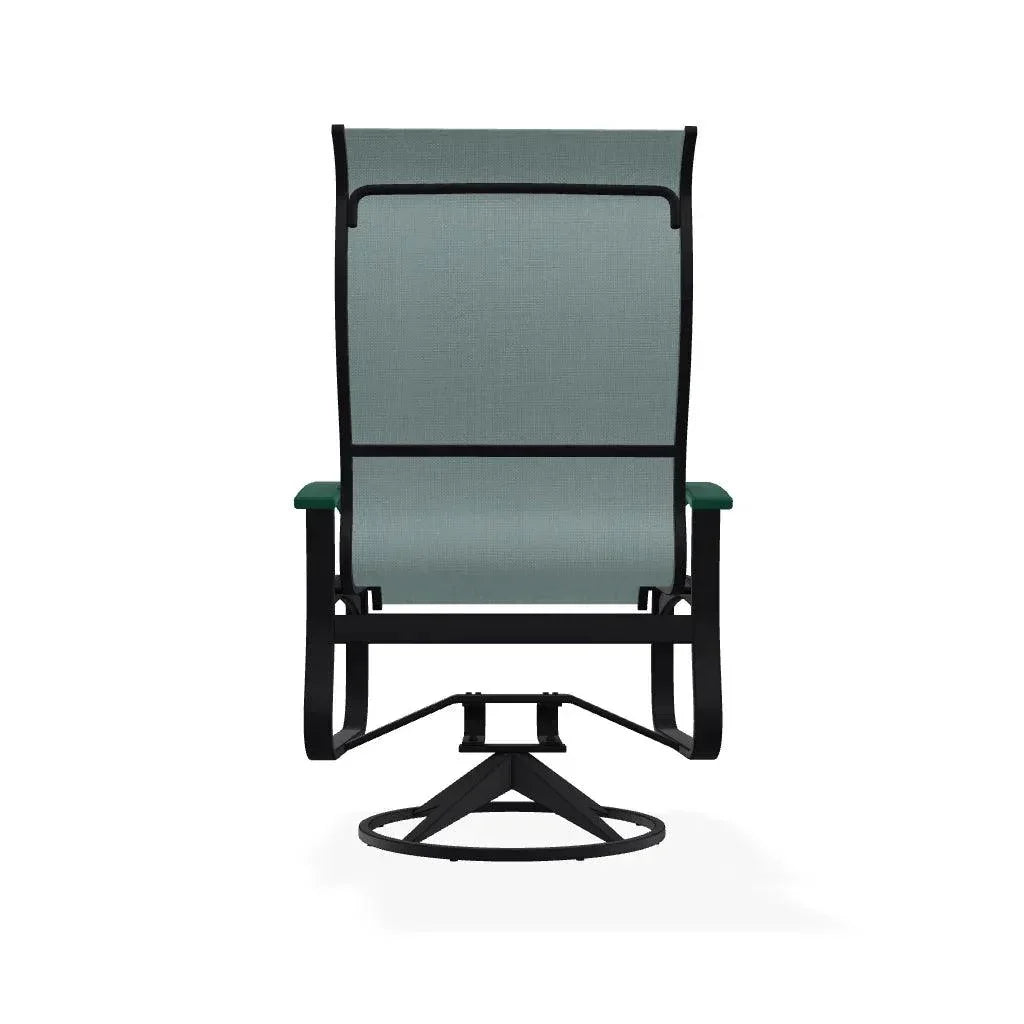Belle Isle Swivel Rocker with Polymer Arms - LOOMLAN - Telescope - Outdoor Accent Chairs
