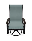 Belle Isle Swivel Rocker with Polymer Arms - LOOMLAN - Telescope - Outdoor Accent Chairs