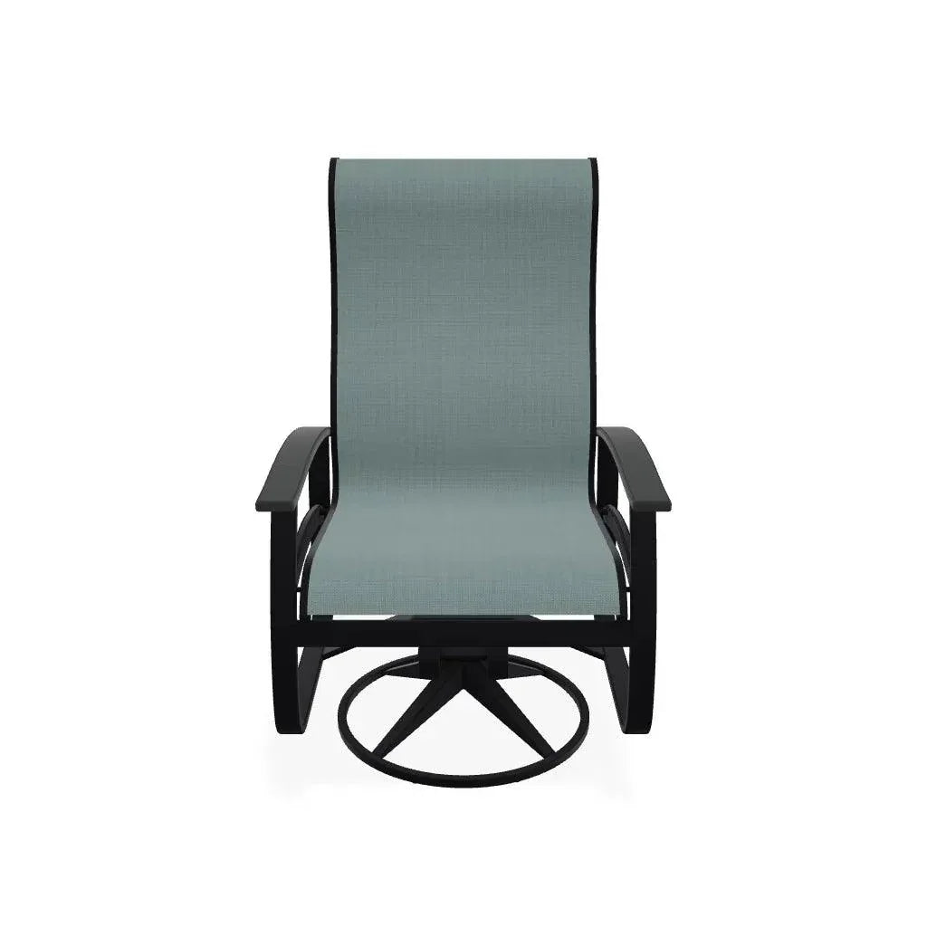 Belle Isle Swivel Rocker with Polymer Arms - LOOMLAN - Telescope - Outdoor Accent Chairs