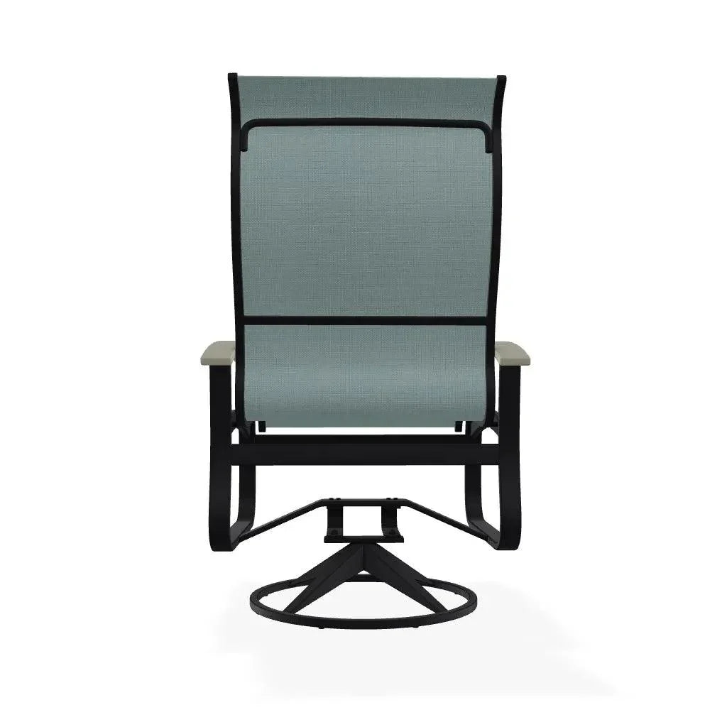 Belle Isle Swivel Rocker with Polymer Arms - LOOMLAN - Telescope - Outdoor Accent Chairs