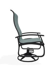 Belle Isle Swivel Rocker with Polymer Arms - LOOMLAN - Telescope - Outdoor Accent Chairs