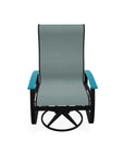 Belle Isle Swivel Rocker with Polymer Arms - LOOMLAN - Telescope - Outdoor Accent Chairs