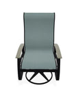 Belle Isle Swivel Rocker with Polymer Arms - LOOMLAN - Telescope - Outdoor Accent Chairs