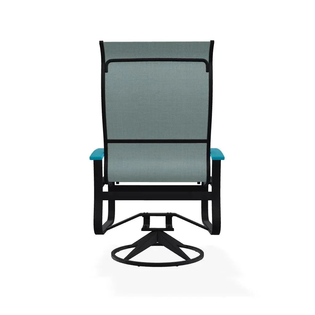 Belle Isle Swivel Rocker with Polymer Arms - LOOMLAN - Telescope - Outdoor Accent Chairs