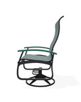 Belle Isle Swivel Rocker with Polymer Arms - LOOMLAN - Telescope - Outdoor Accent Chairs