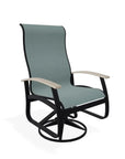 Belle Isle Swivel Rocker with Polymer Arms - LOOMLAN - Telescope - Outdoor Accent Chairs
