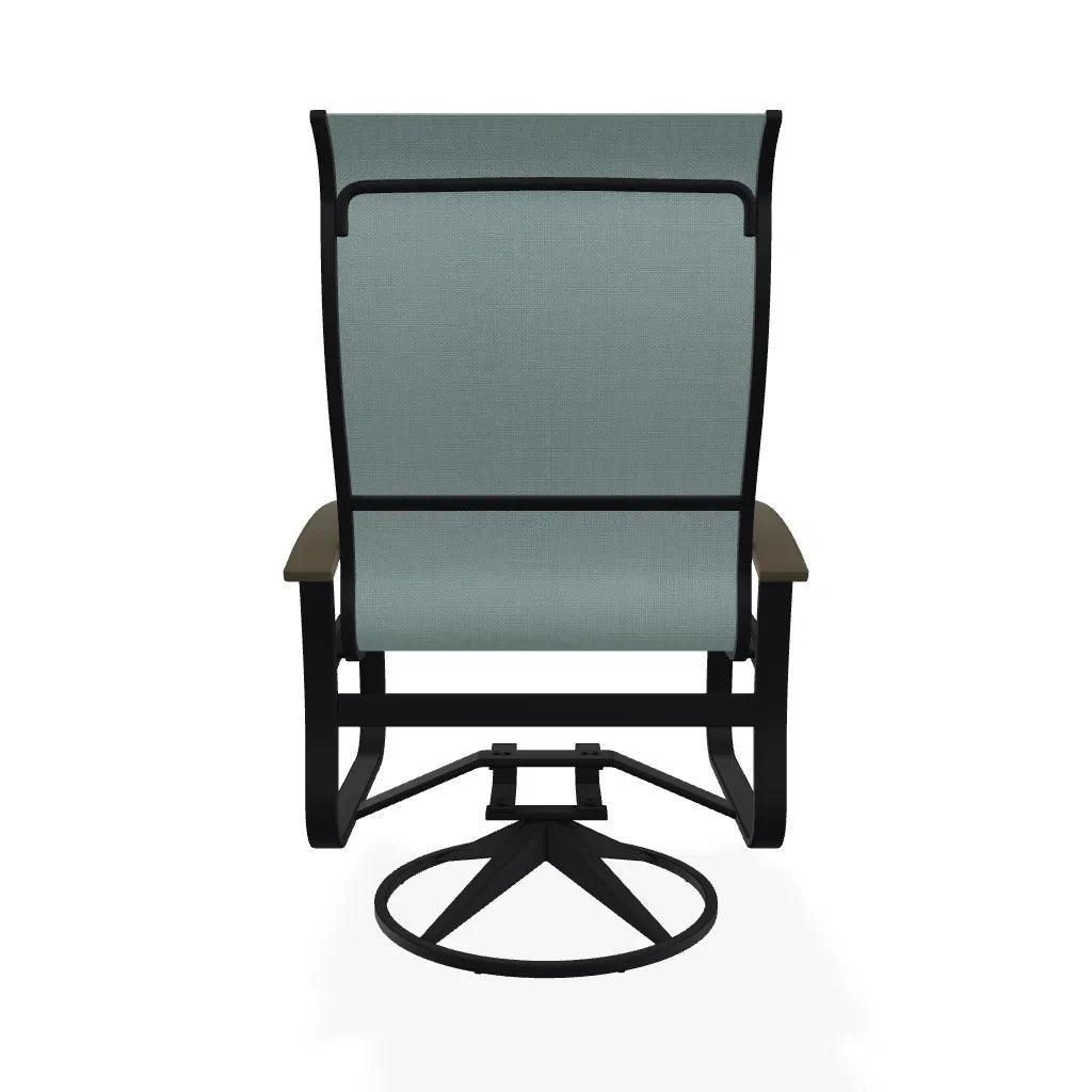 Belle Isle Swivel Rocker with Polymer Arms - LOOMLAN - Telescope - Outdoor Accent Chairs
