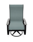 Belle Isle Swivel Rocker with Polymer Arms - LOOMLAN - Telescope - Outdoor Accent Chairs