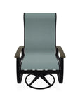 Belle Isle Swivel Rocker with Polymer Arms - LOOMLAN - Telescope - Outdoor Accent Chairs