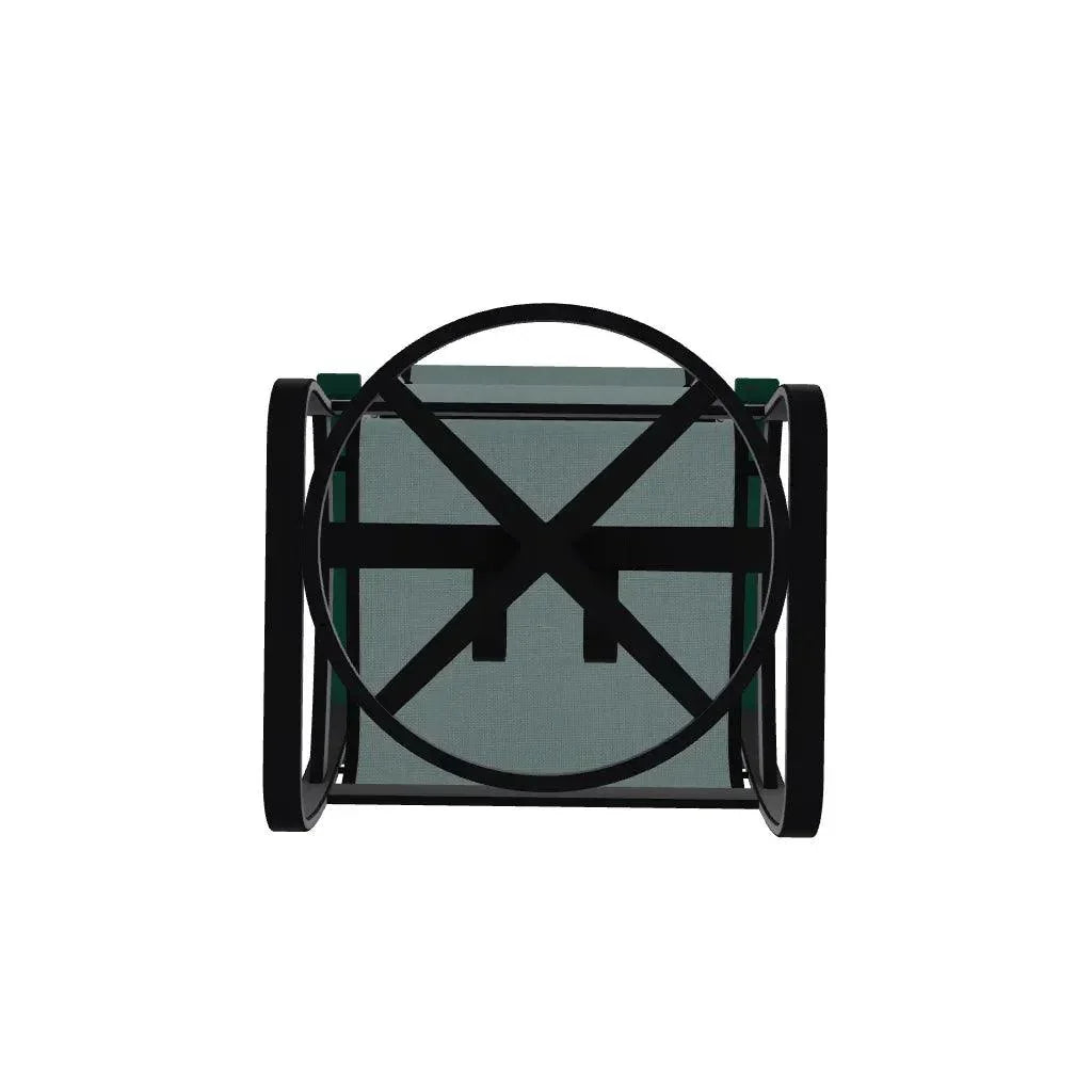 Belle Isle Swivel Rocker with Polymer Arms - LOOMLAN - Telescope - Outdoor Accent Chairs