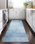 LOOMLAN Rugs Belvara Blue Washable Indoor-Outdoor Rug